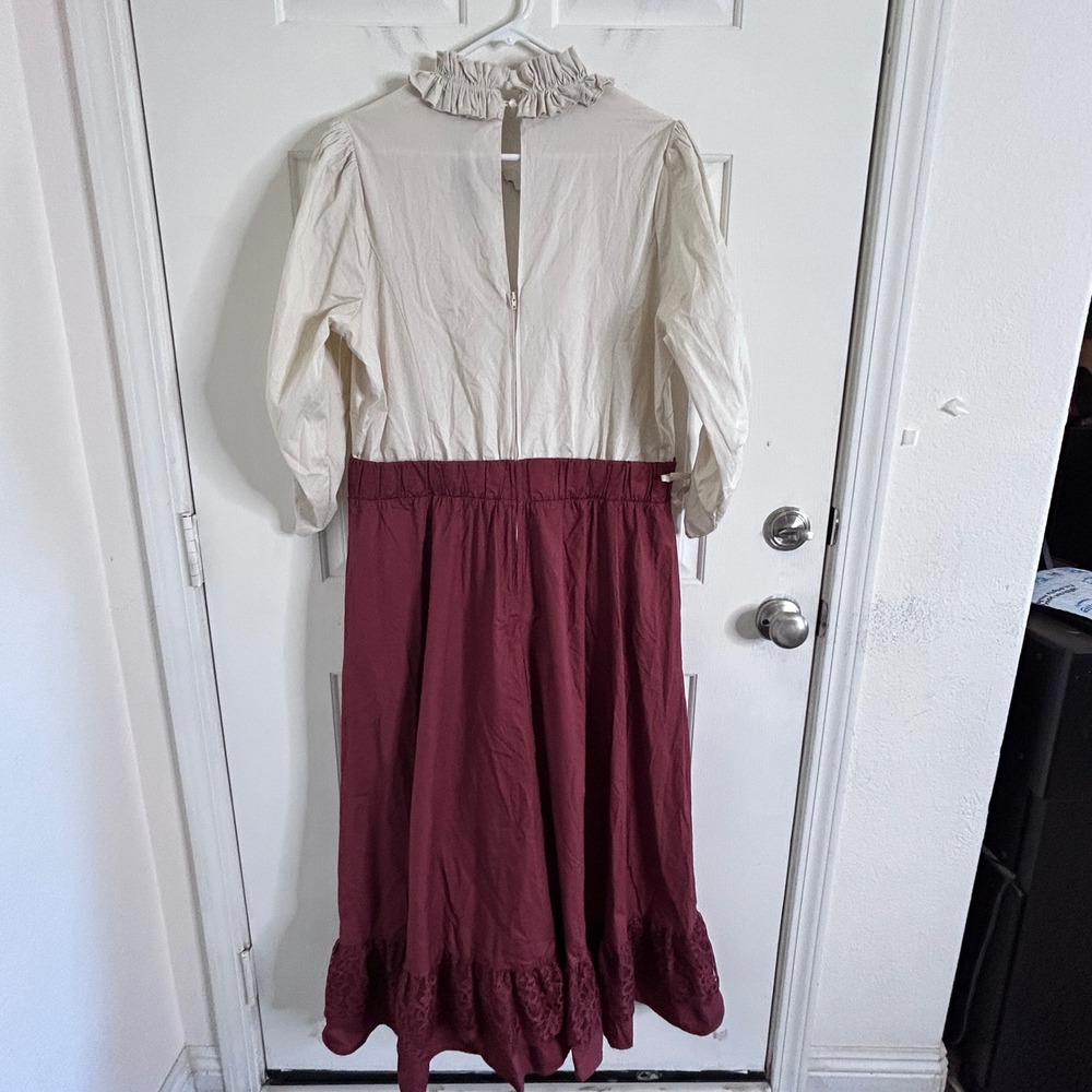 NWT Torrid Halloween Steampunk Poplin Dress Pirate Saloon Cosplay Women 1X - Picture 7 of 16